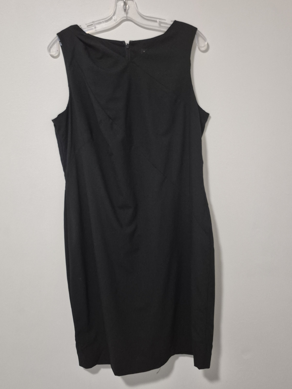 Banana Republic Wool Blend Black Midi Sheath Dress